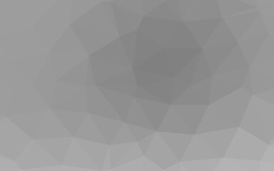 Light Silver, Gray vector triangle mosaic cover.