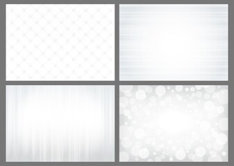 Fototapeta na wymiar Set of Vector Abstract highlights white and grey Background. Abstract white Pattern.