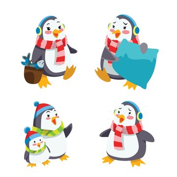 Vector stock of cute penguin for Children illustration