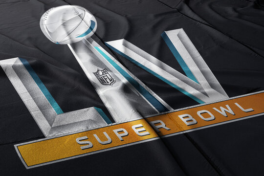 Illustrative Editorial: Super Bowl 2021 LV Logo