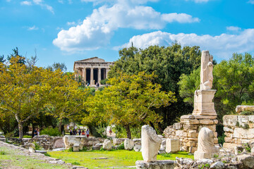 Ancient Agora of Athens in Greece