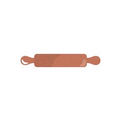 rolling pin icon, colorful design