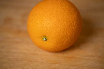 cutting an orange