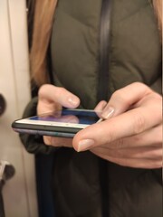 businessman using smartphone