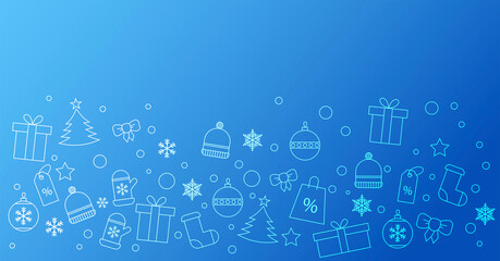 sfondo, icone, natale, natalizio
