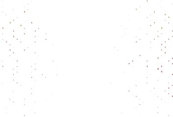 Light Green, Red vector cover with EUR, JPY, GBP signs.