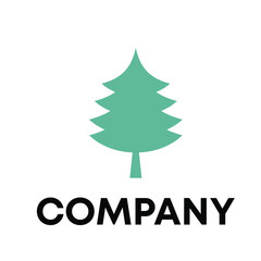 Fototapeta na wymiar pine tree logo
