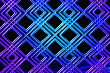 Blue Cutting Die On Black