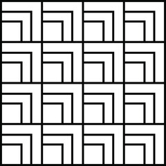 square seamless ornamental vector patterns background
