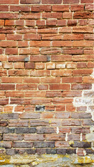 old red brick wall