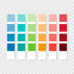 Colors Palette. Colored Palette Guide. Trend Color. Color harmony. Vector illustration