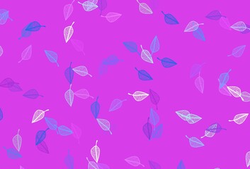 Light Pink, Blue vector sketch backdrop.
