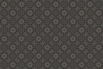 Wooden brown autumn abstract twig backgroudn with round shape