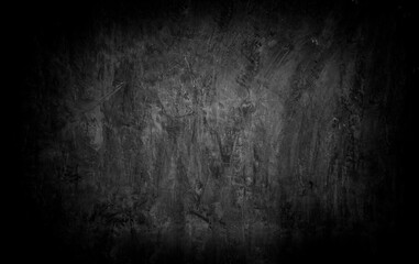 Old wall texture cement dark black gray  background abstract grey color design are light with white gradient background.