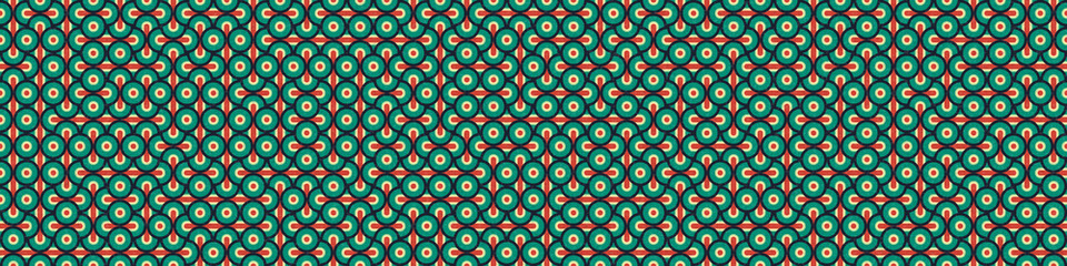 Abstract Geometric Pattern generative computational art illustration