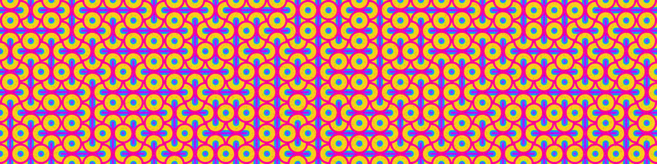 Abstract Geometric Pattern generative computational art illustration