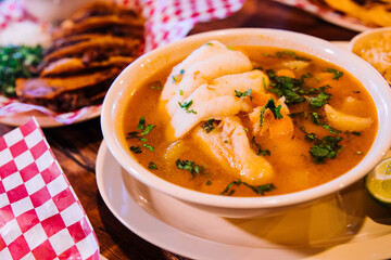 Chicken mexican soup