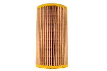 car air filter on white background
