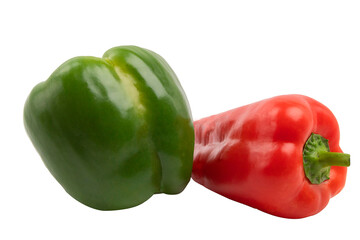 Fresh and healthy bell peppers as a background with place for text