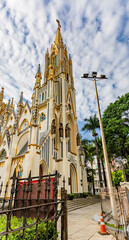 Fototapeta premium Basilica of Our Lady of Lourdes in Belo Horizonte, Brazil 