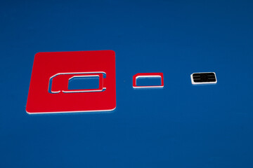 Delhi, India - October 05, 2020 : Jio SIM With Every JioFi or 4G Smartphone Background for text