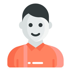 student flat icon, school and education icon