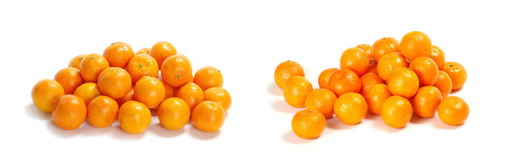 Tangerine isolated on white background