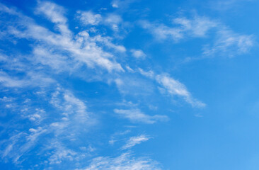 Fototapeta premium White clouds in blue sky