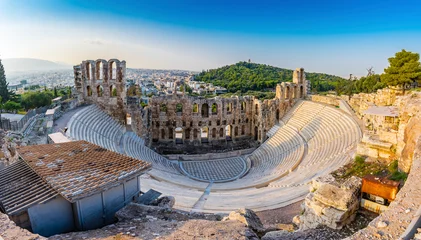 Foto auf Alu-Dibond The Odeon of Herodes Atticus in Athens © nejdetduzen
