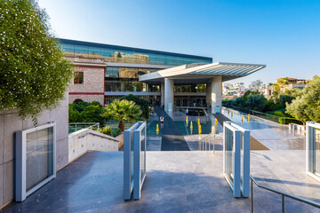 The Acropolis Museum exterior view in Athens