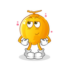 king coconut shy vector. cartoon character