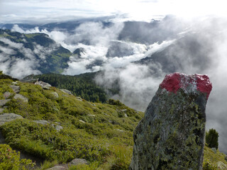 Berlin high path, Zillertal Alps in Tyrol, Austria