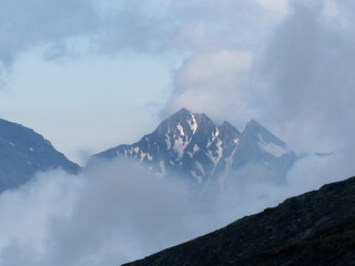 Berlin high path, Zillertal Alps in Tyrol, Austria