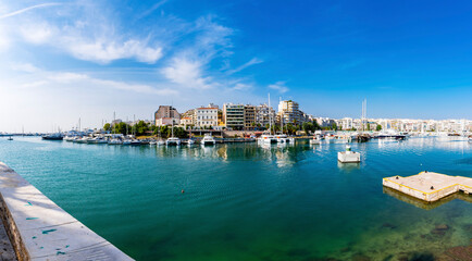 Naklejka na ściany i meble Piraeus Marina view in Greece