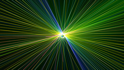Fototapeta premium colorful lines of abstract background, 3D rendering