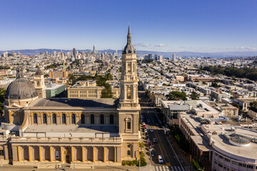 San Francisco Cathedral from Above