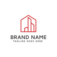 Home Building Logo Design Template For Multi-Purpose Use