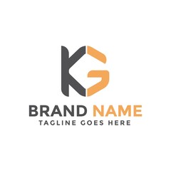 KG Logo Design Template For Multi-Purpose Use