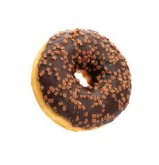 Donut isolated on a white background.