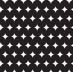 Black and white pattern geometric abstract graphic