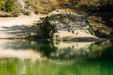 bleuer See Rübeland Harz