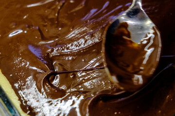 Spreading chocolate