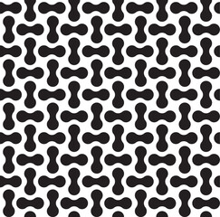 Black and white pattern geometric abstract graphic