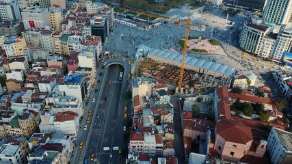 Cityscape Istanbul, Turkey. Photo from the bird's-eye view