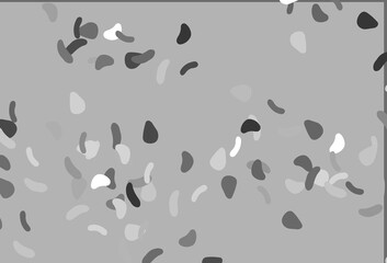 Light Silver, Gray vector backdrop with abstract shapes.