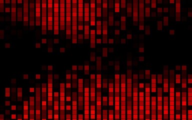 Dark Red vector cover in polygonal style.