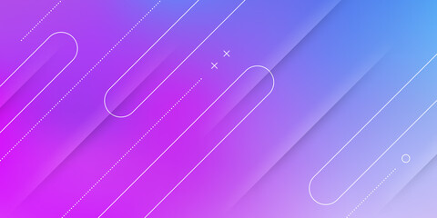 Abstract modern background with blue purple vibrant gradient, blur effect and modern elements. This backdrop is suitable for both tech and futuristic themes.
