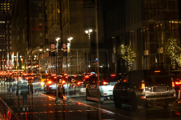 traffic at night