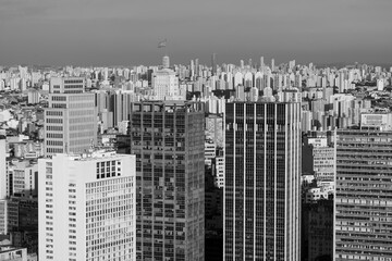 Edifícios da cidade de São Paulo. Grande metrópole. 