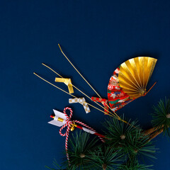 Japanese New Year background material.  Background materials for Japanese celebrations, shrines, etc.　日本のお正月の背景素材。日本のお祝い、神社などの背景素材